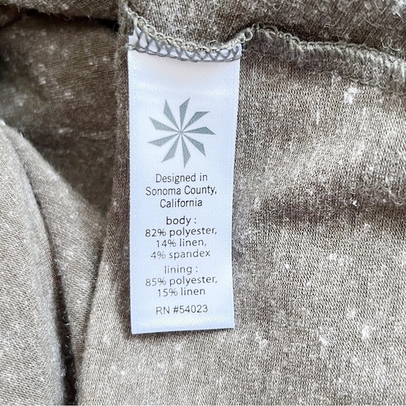 Athleta Vida Sleeveless Dress in Heather Khaki Green, Size Small - Picture 8 of 9